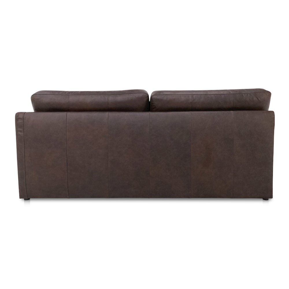 Thurlow Right Arm Facing Sofa Espresso Brown Leather. Picture 4