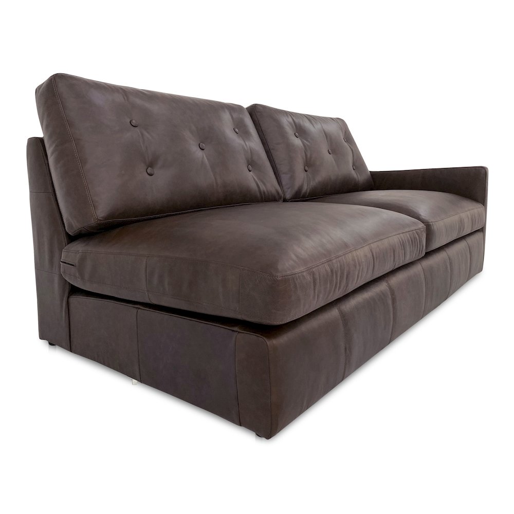 Thurlow Right Arm Facing Sofa Espresso Brown Leather. Picture 2