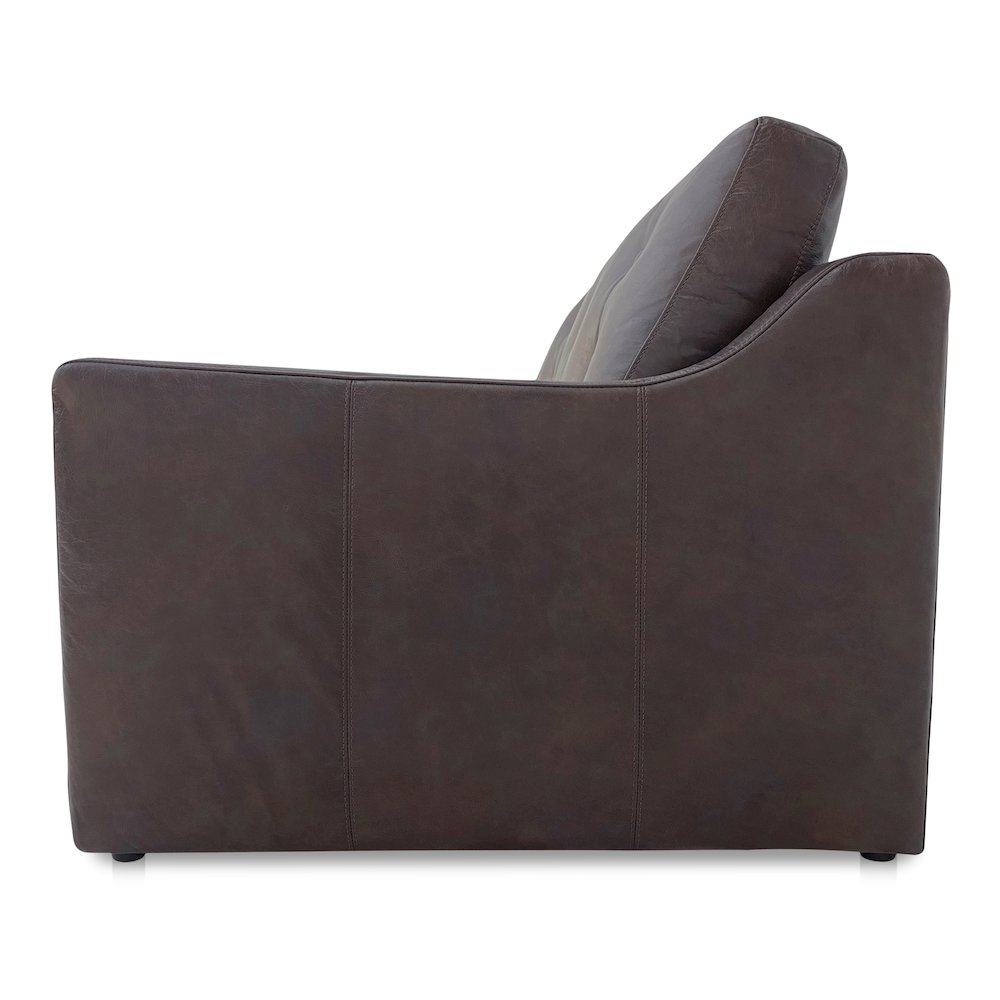 Thurlow Right Arm Facing Sofa Espresso Brown Leather. Picture 3