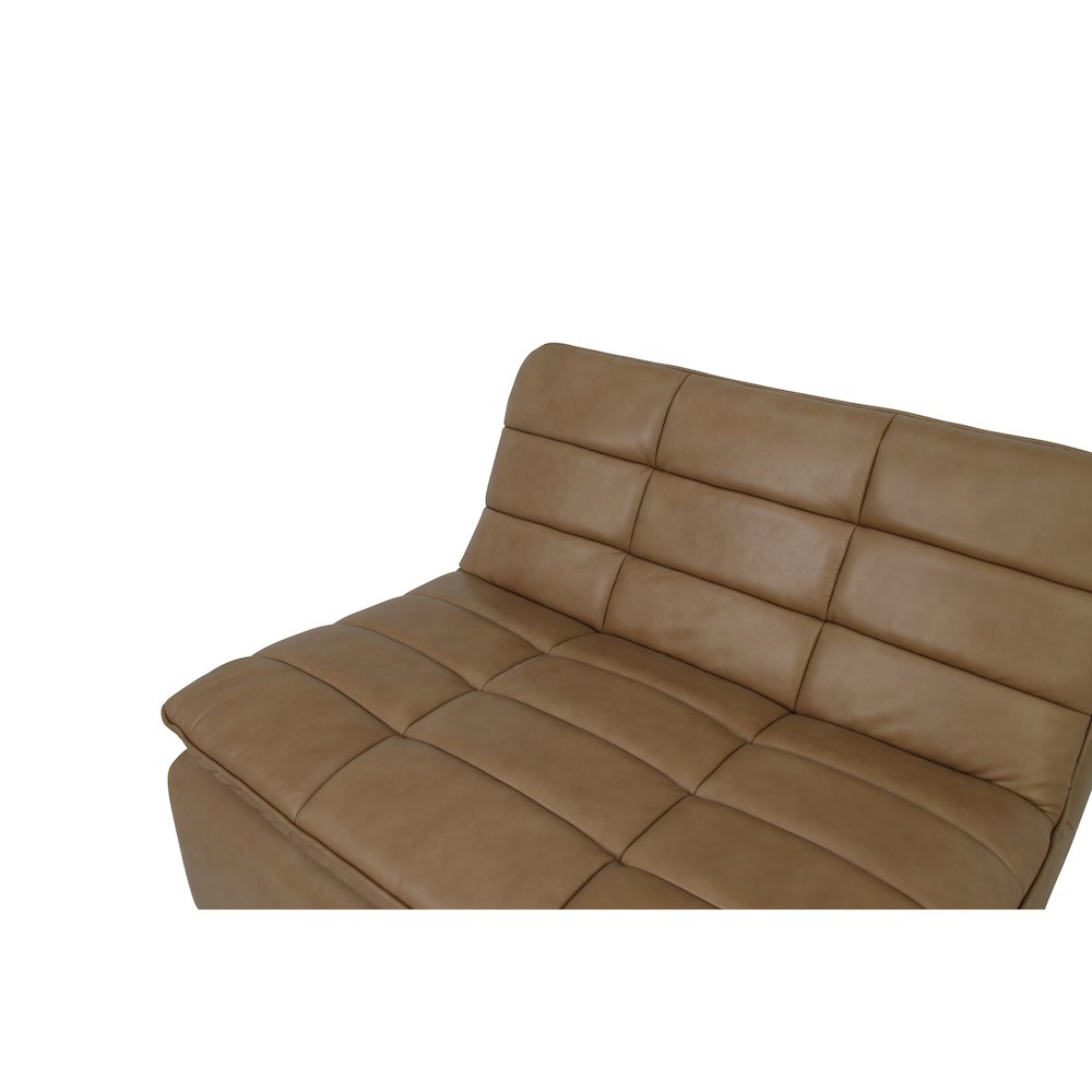 Lino Slipper Chair Tan Leather. Picture 5