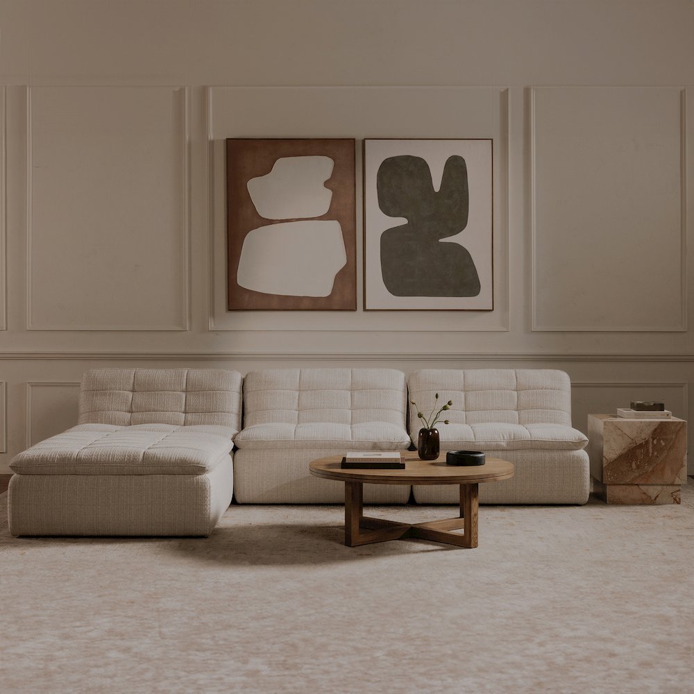 Lino Ottoman Textured Oat. Picture 9