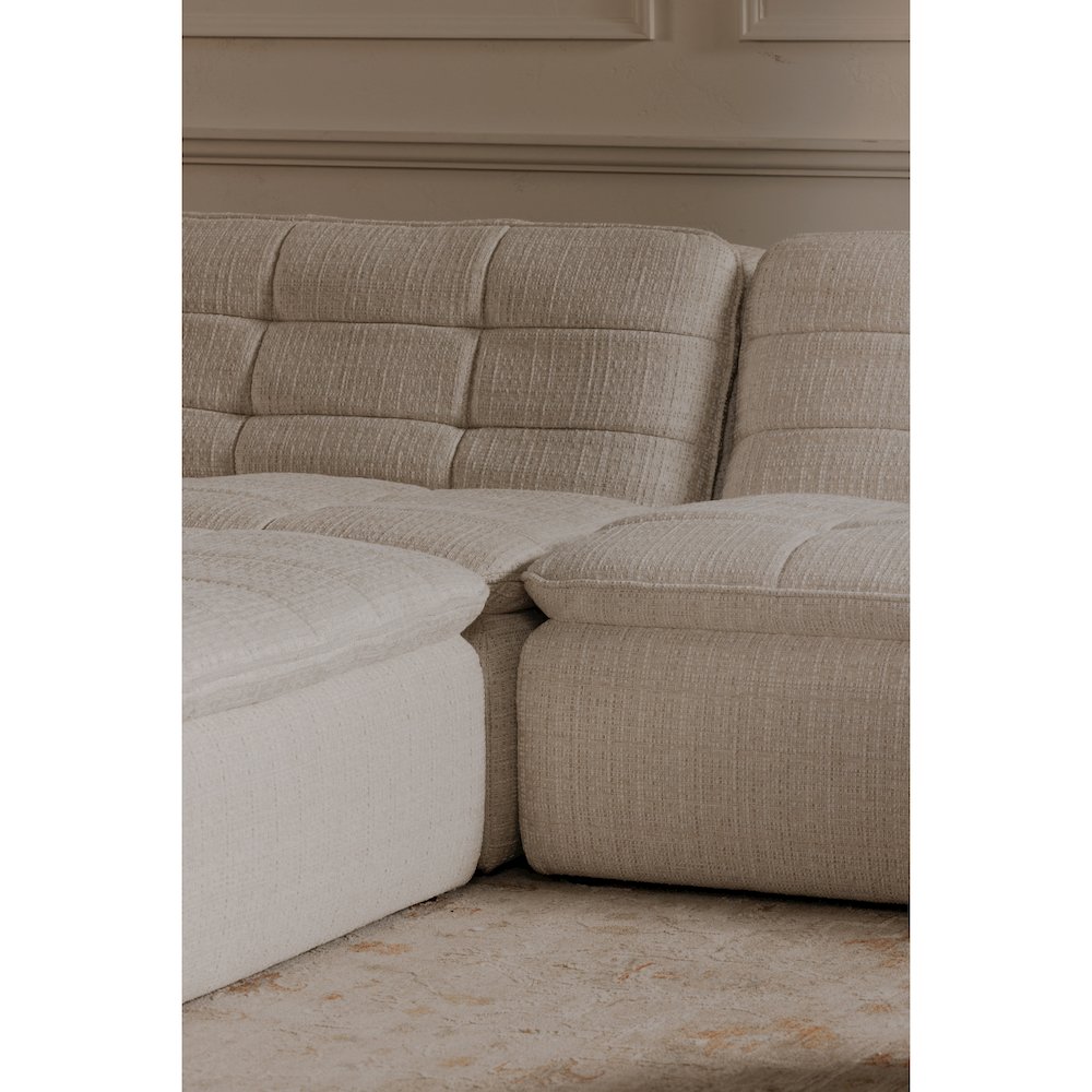 Lino Ottoman Textured Oat. Picture 6