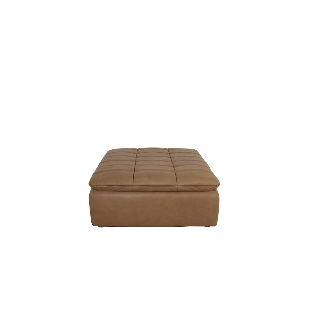 Lino Ottoman Tan Leather. Picture 1