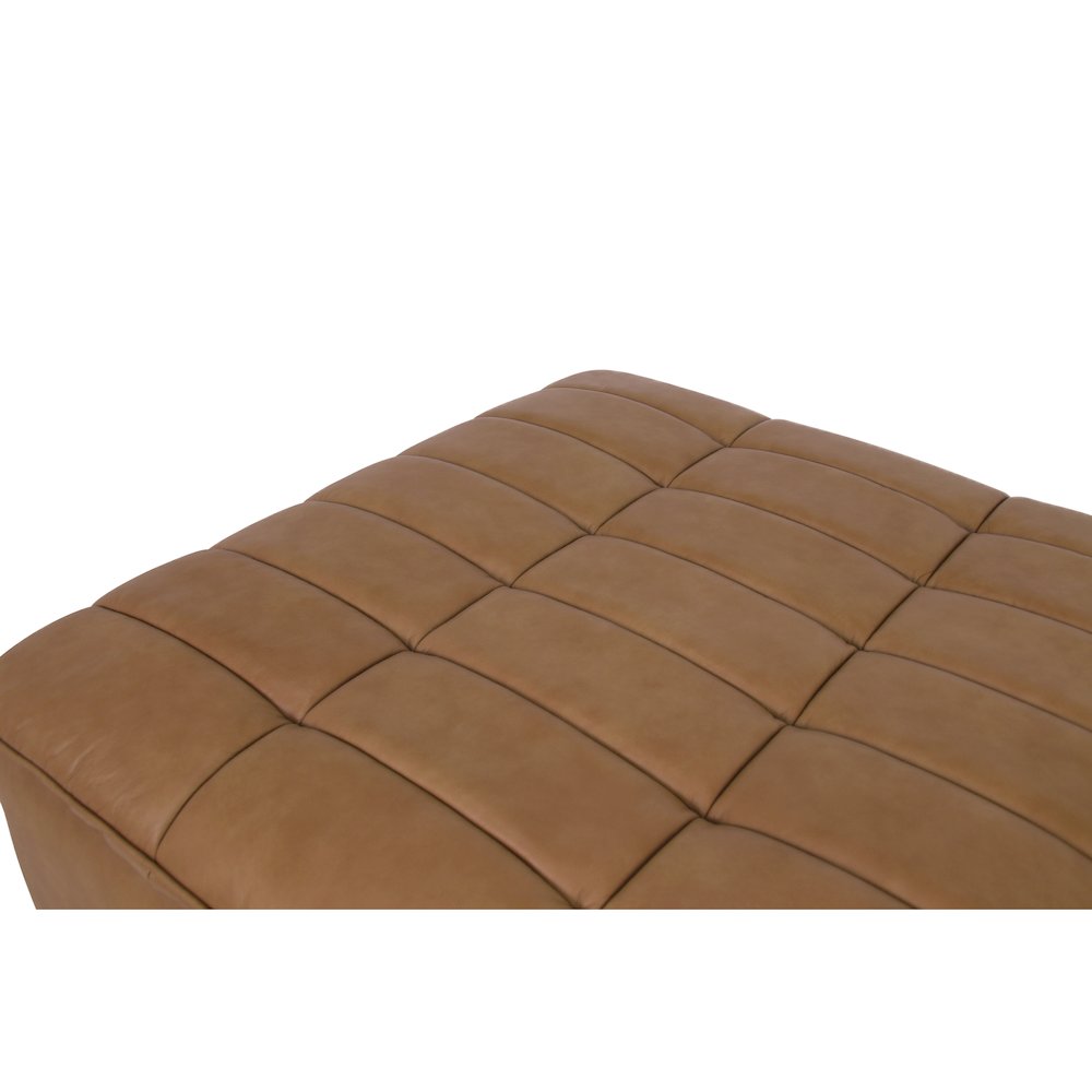 Lino Ottoman Tan Leather. Picture 4