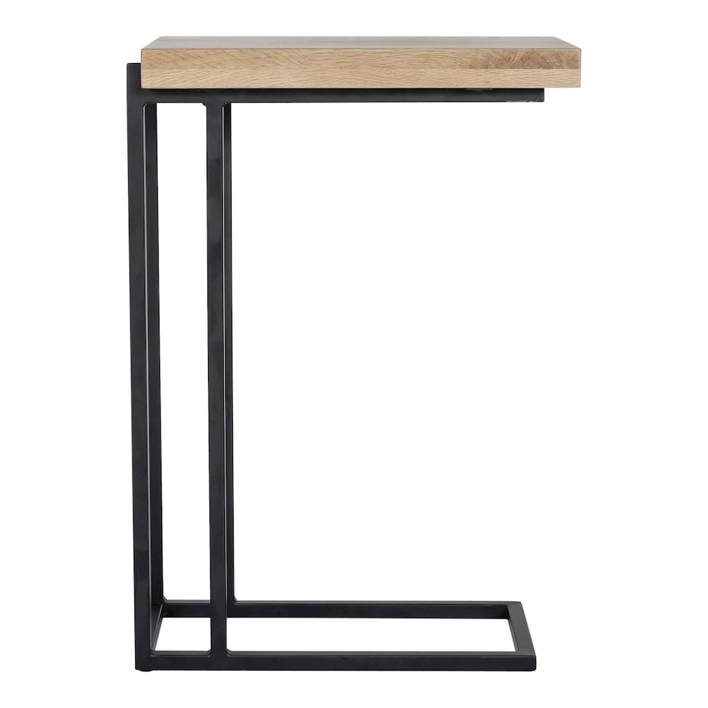 Mila C Shaped Side Table Natural. Picture 1