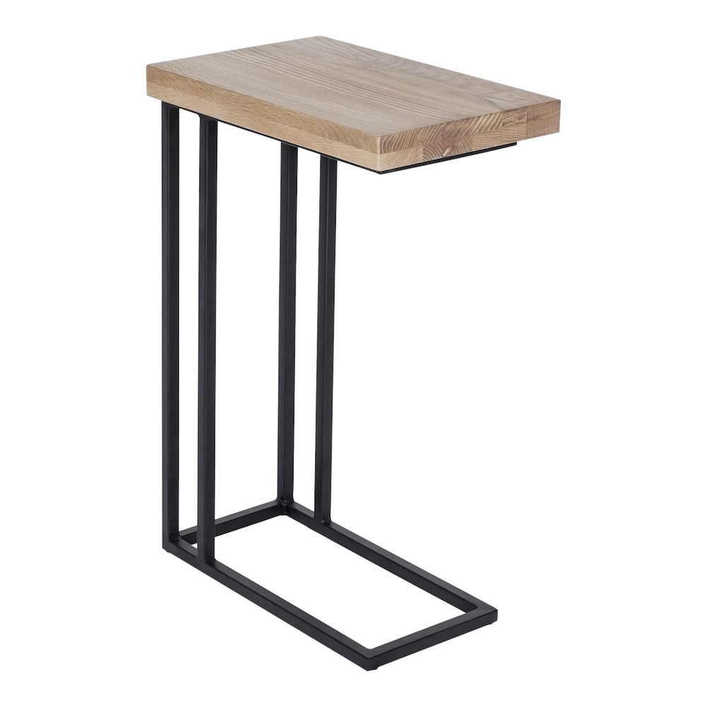 Mila C Shaped Side Table Natural. Picture 2