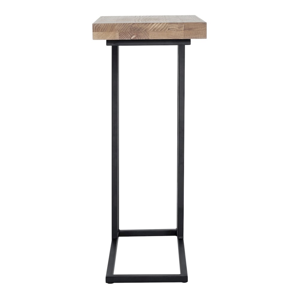 Mila C Shaped Side Table Natural. Picture 3