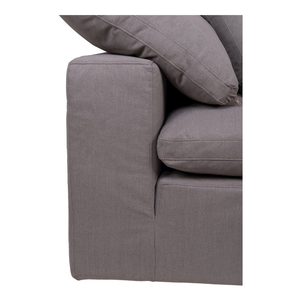 Clay Corner Chair Light Grey. Picture 6