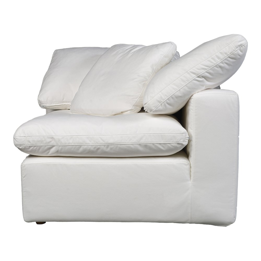 Terra Condo Corner Chair Cream White. Picture 2