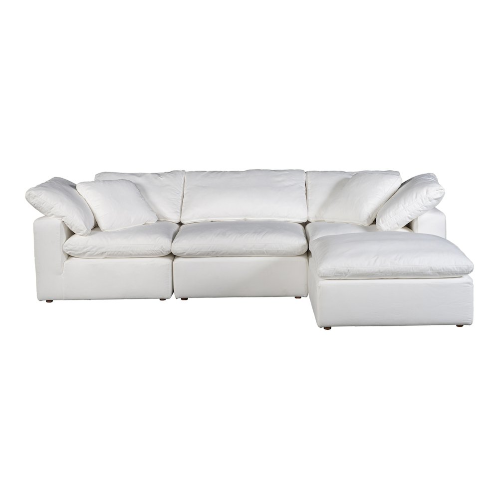Terra Condo Lounge Modular Sectional Cream White. Picture 1