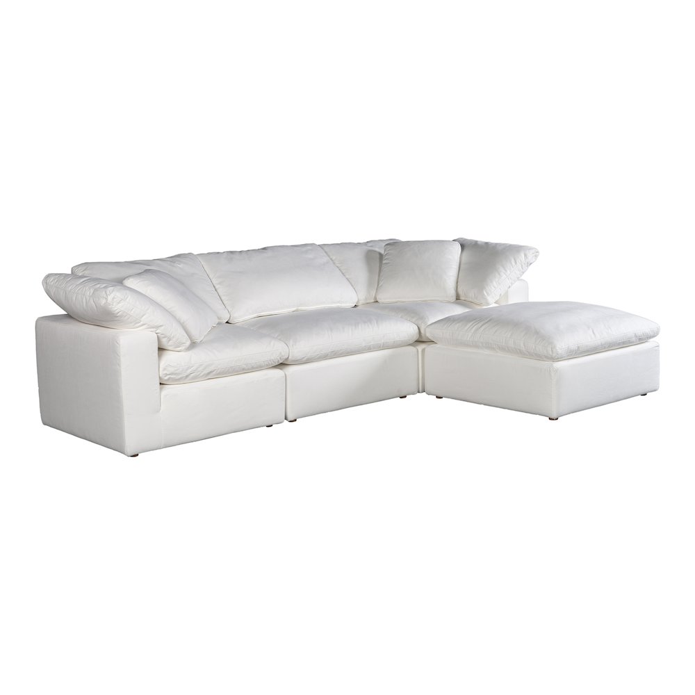 Terra Condo Lounge Modular Sectional Cream White. Picture 2