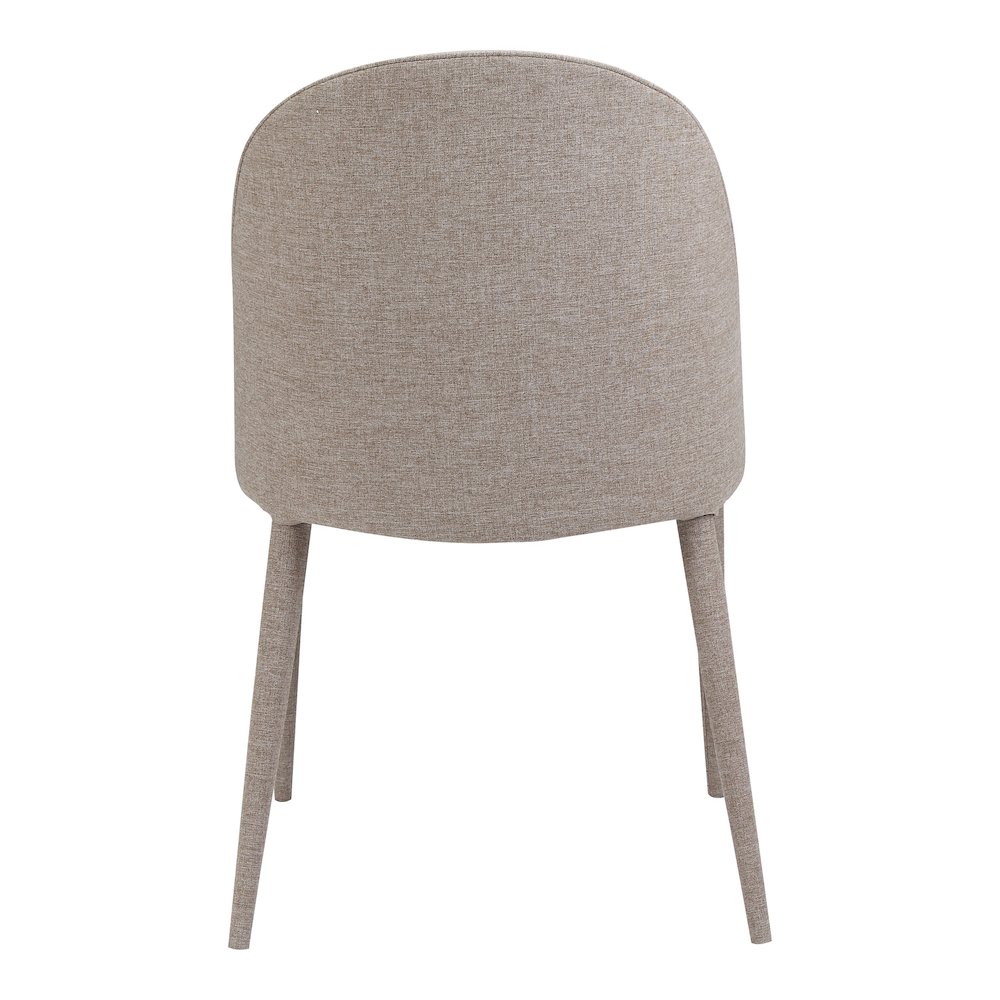 Burton Fabric Dining Chair Light Grey - Set Of Two. Picture 7