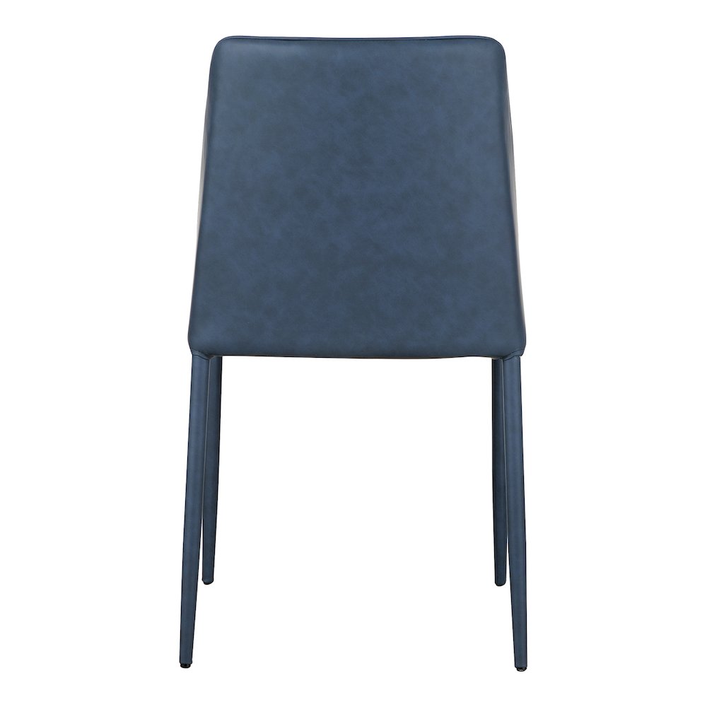 Nora Dining Chair Ocean Cavern Grey Vegan Leather - Set Of Two. Picture 7