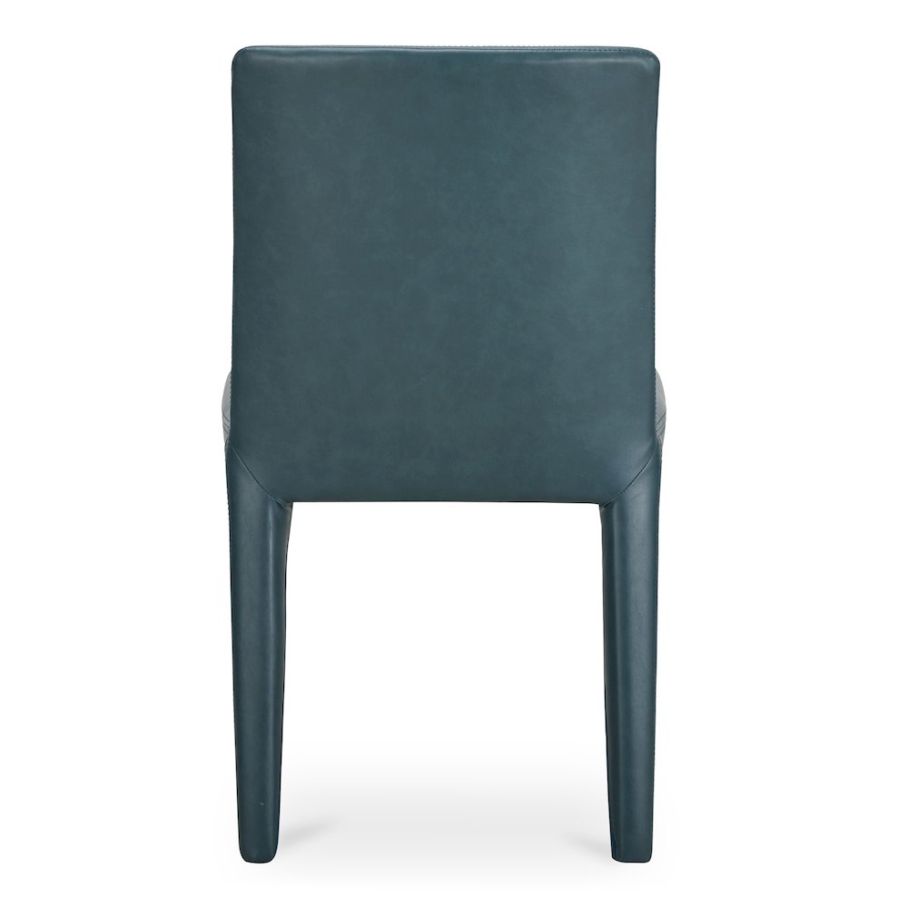 Monte Dining Chair Teal Vegan Leather - Set Of Two. Picture 6