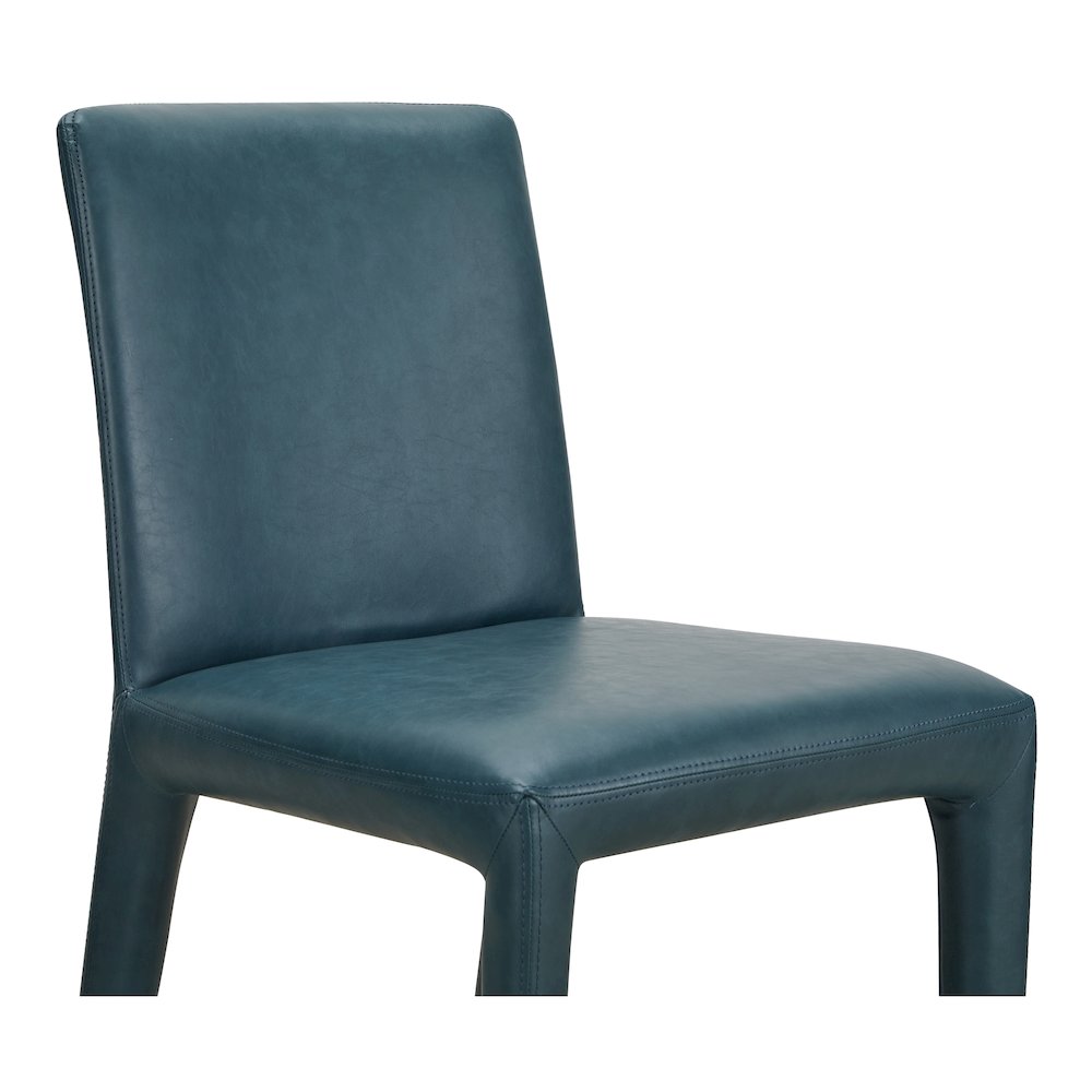 Monte Dining Chair Teal Vegan Leather - Set Of Two. Picture 7