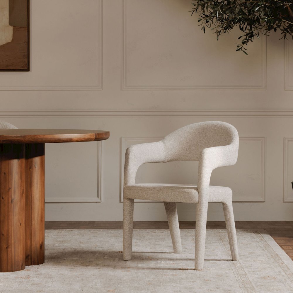 Martens Dining Chair Beige. Picture 6