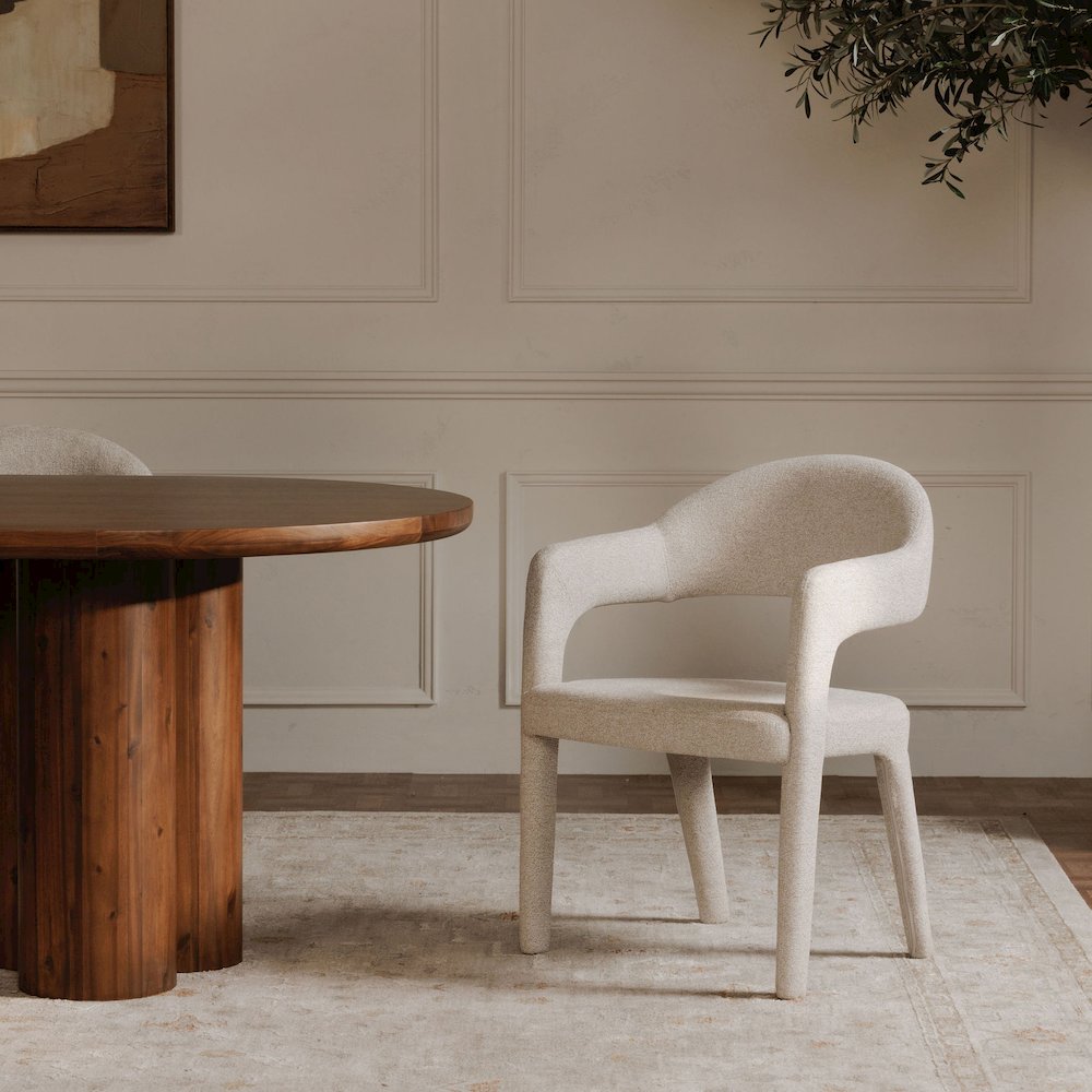 Martens Dining Chair Beige. Picture 7