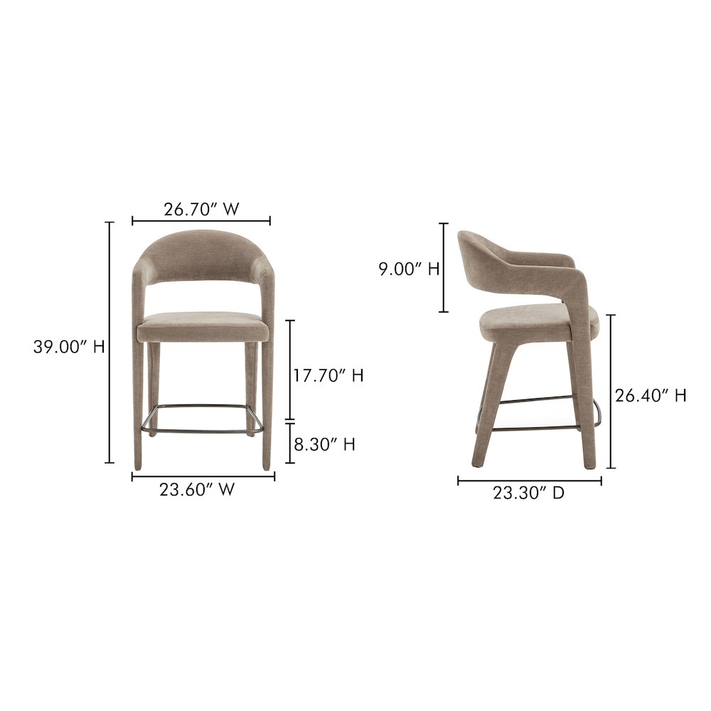 Martens Counter Stool Camel. Picture 7