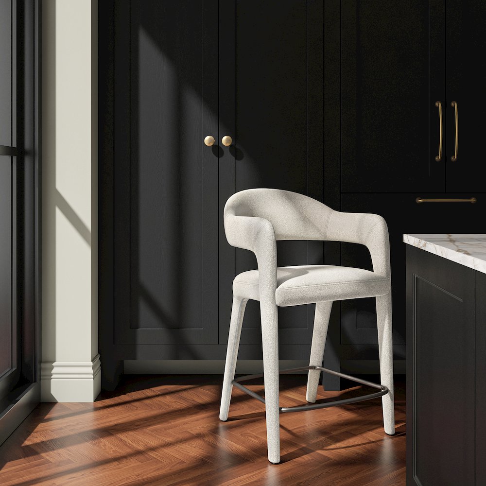 Martens Counter Stool Beige. Picture 6