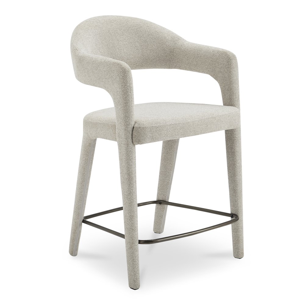 Martens Counter Stool Beige. Picture 2