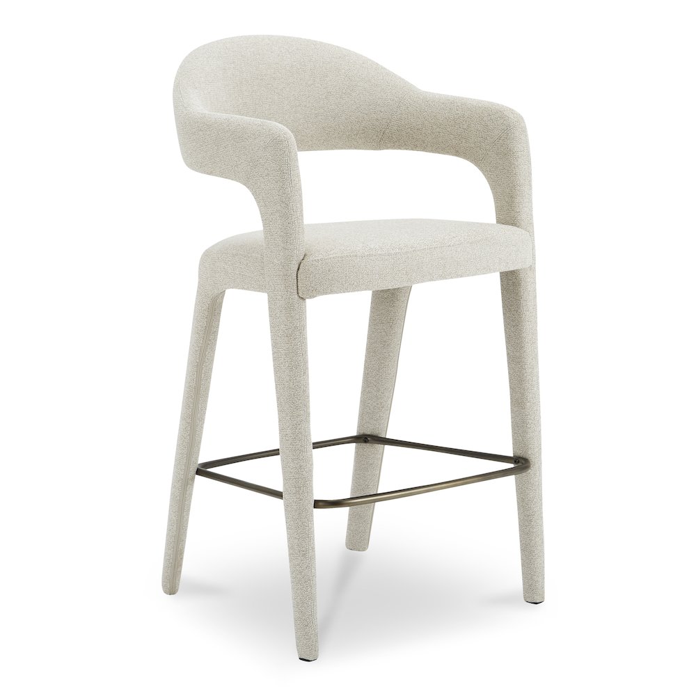Martens Bar Stool Beige. Picture 2