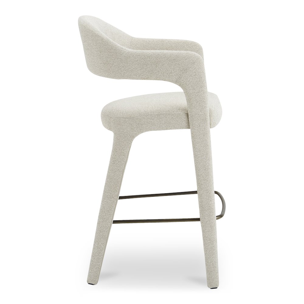 Martens Bar Stool Beige. Picture 3