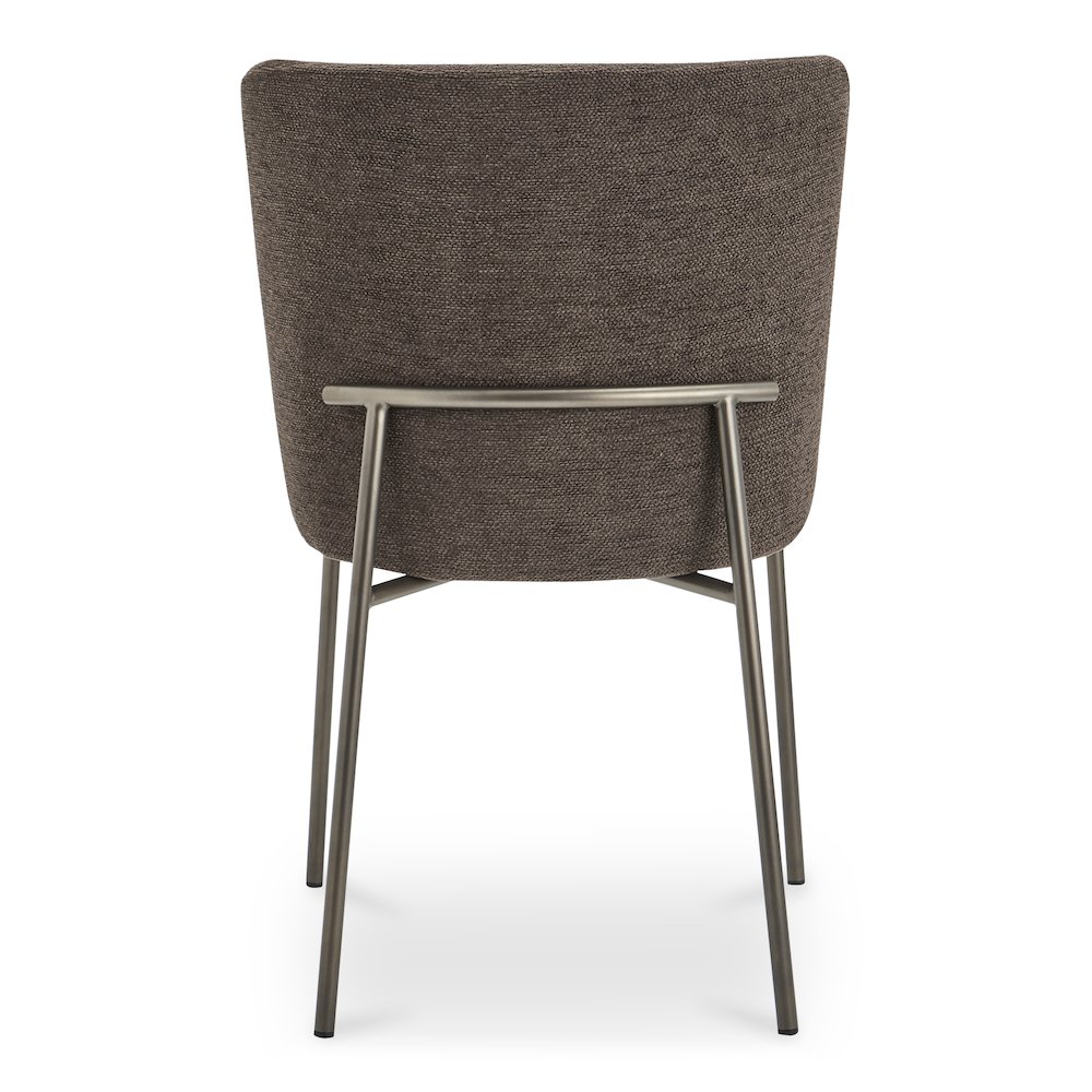 Early Dining Chair Dark Brown-Set Of Two. Picture 4