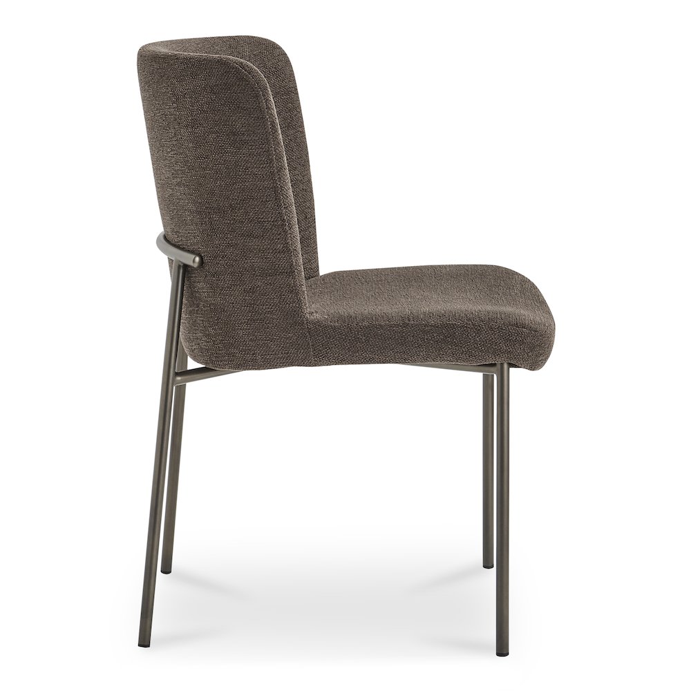 Early Dining Chair Dark Brown-Set Of Two. Picture 3