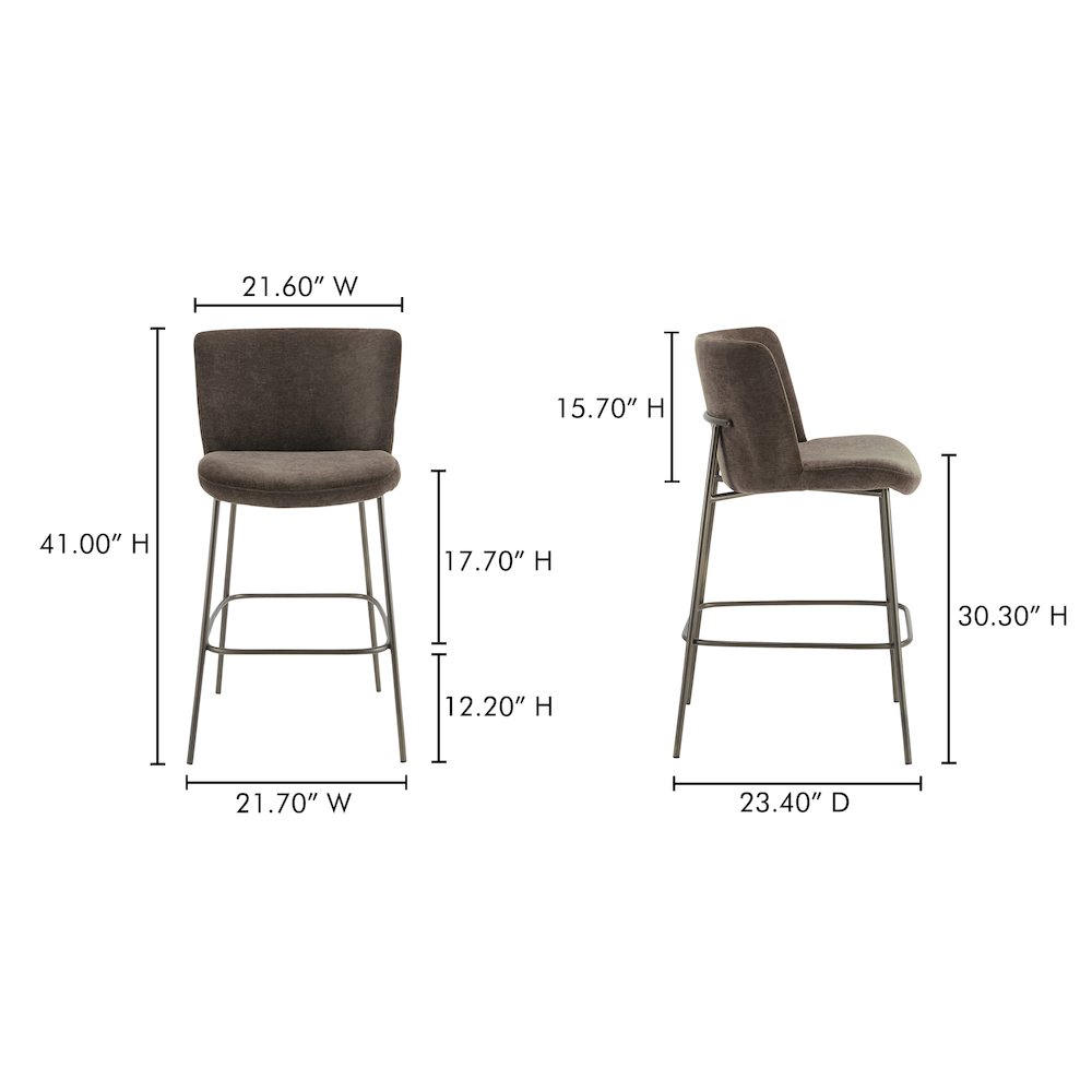 Early Bar Stool Dark Brown. Picture 8