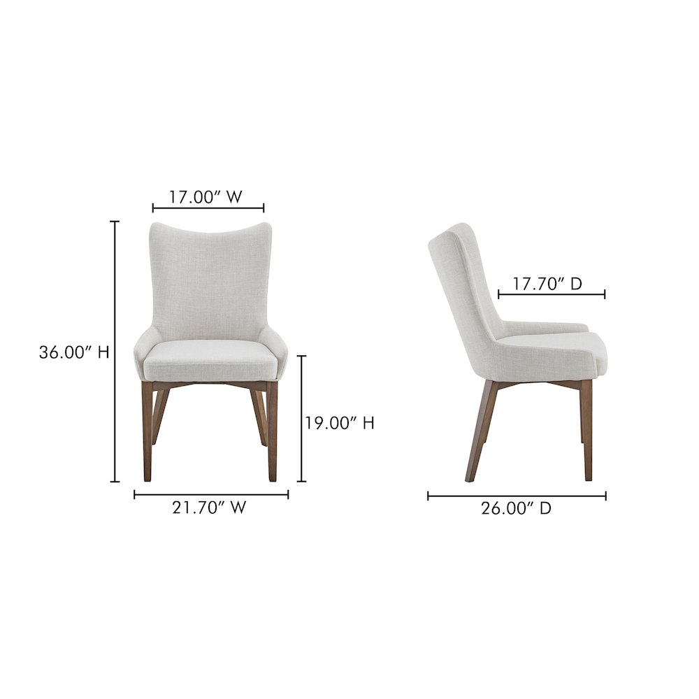 Potter Dining Chair Heather Beige. Picture 10