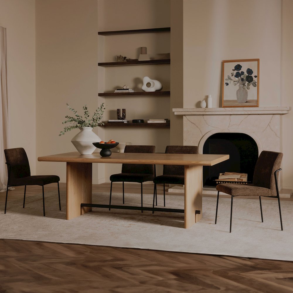 Danny Dining Chair Dark Brown Set of Two. Picture 8
