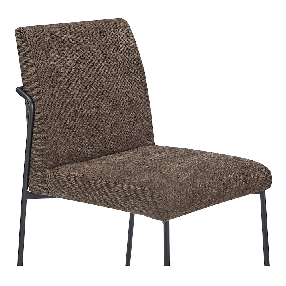 Danny Dining Chair Dark Brown Set of Two. Picture 6