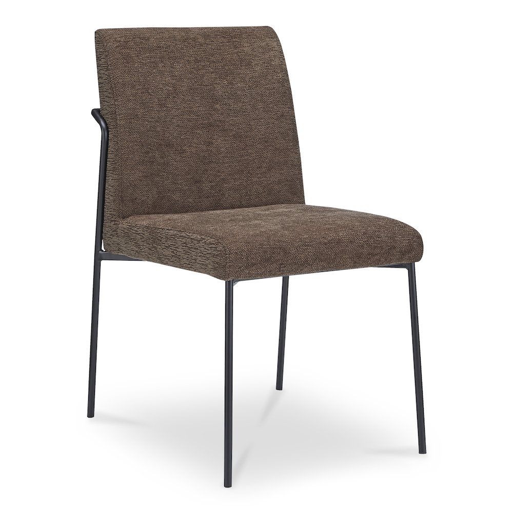 Danny Dining Chair Dark Brown Set of Two. Picture 2