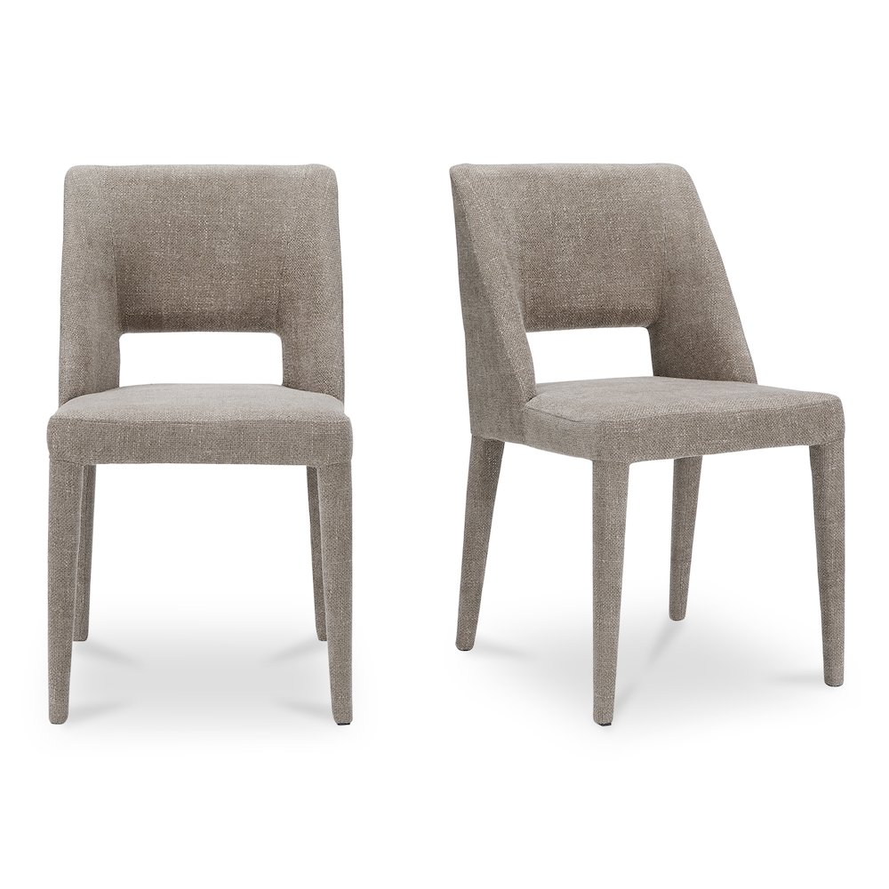Joyce Dining Chair Light Brown-Set of Two. Picture 1