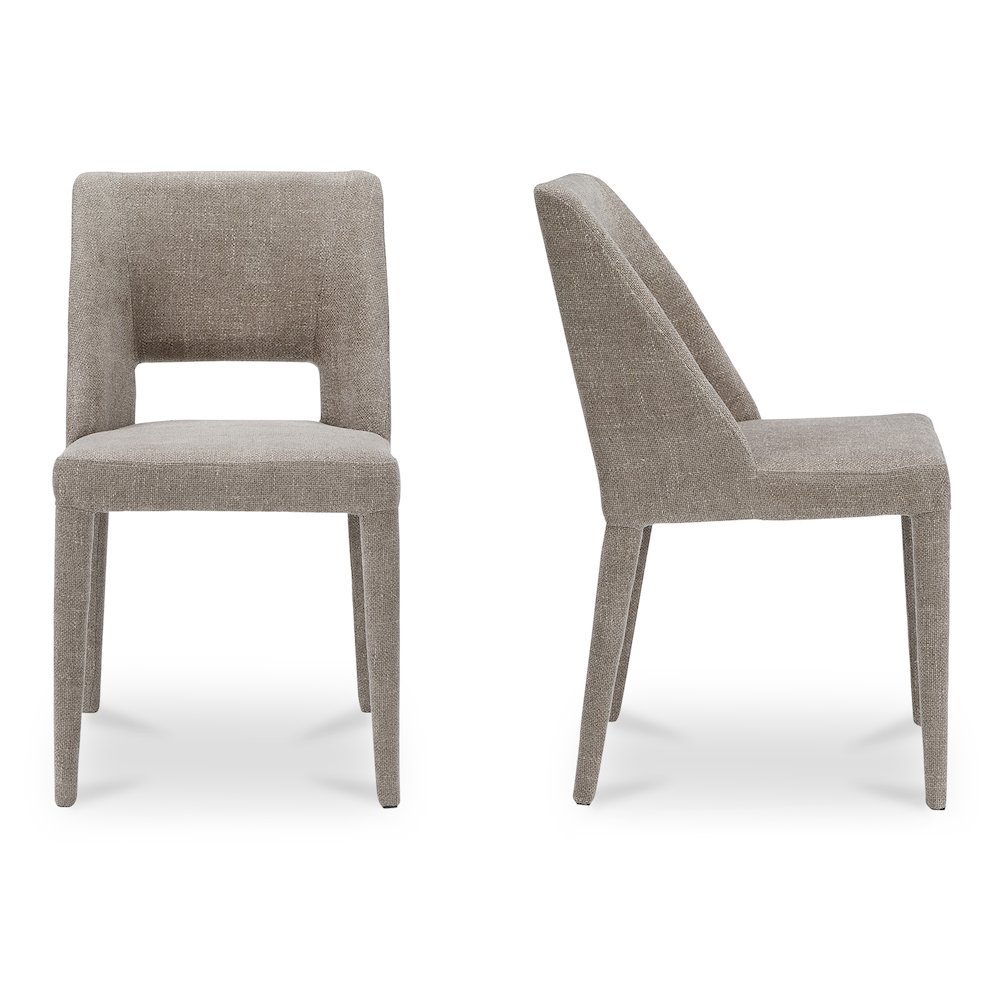 Joyce Dining Chair Light Brown-Set of Two. Picture 3