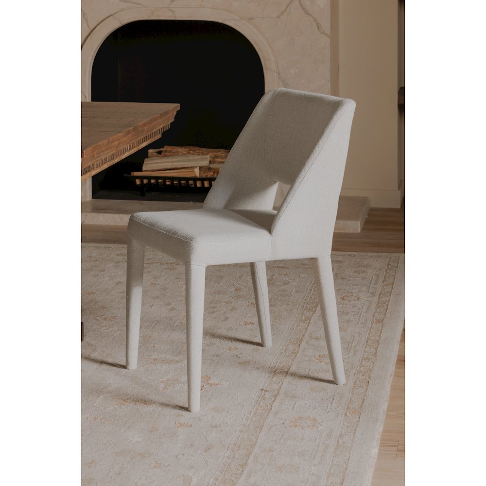 Joyce Dining Chair Beige-Set of Two. Picture 7