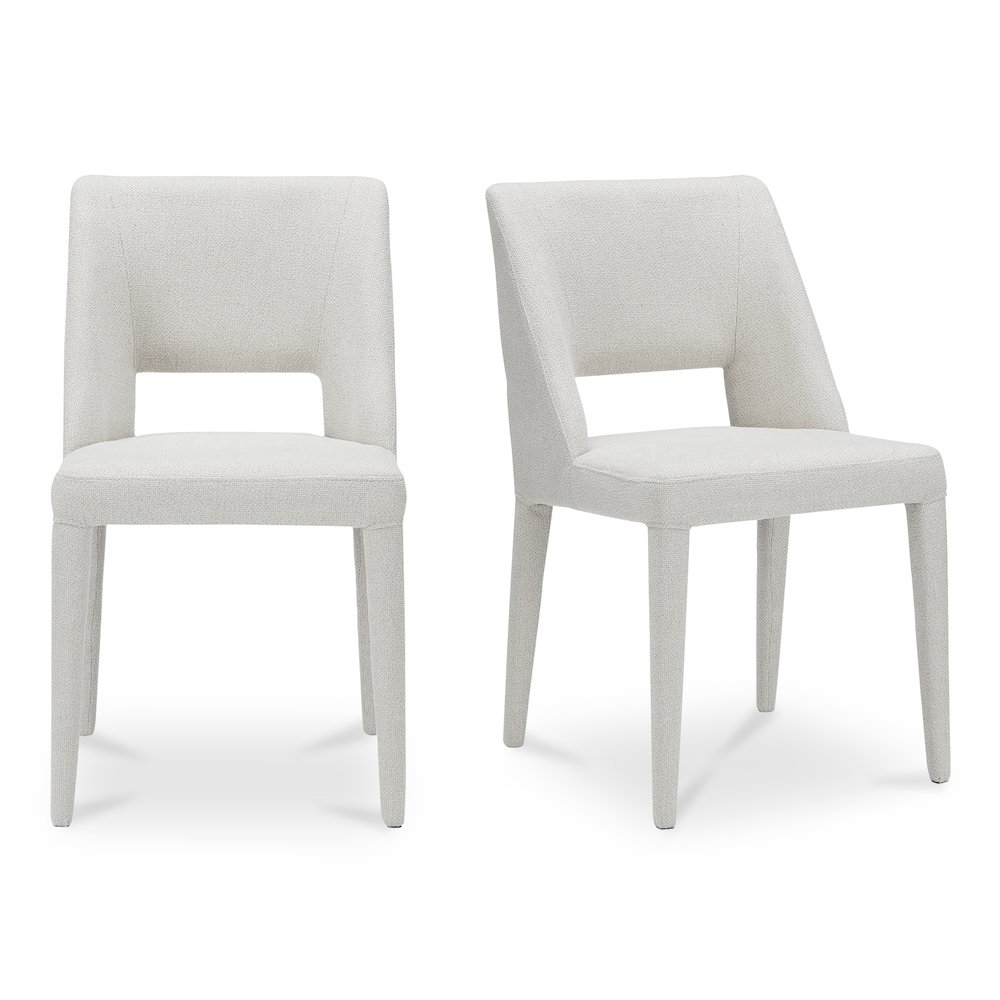 Joyce Dining Chair Beige-Set of Two. Picture 1