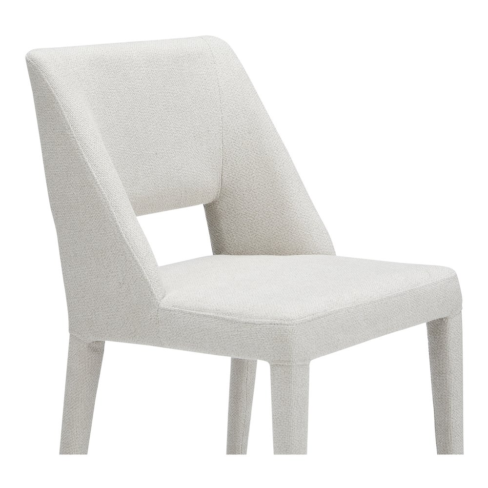 Joyce Dining Chair Beige-Set of Two. Picture 6