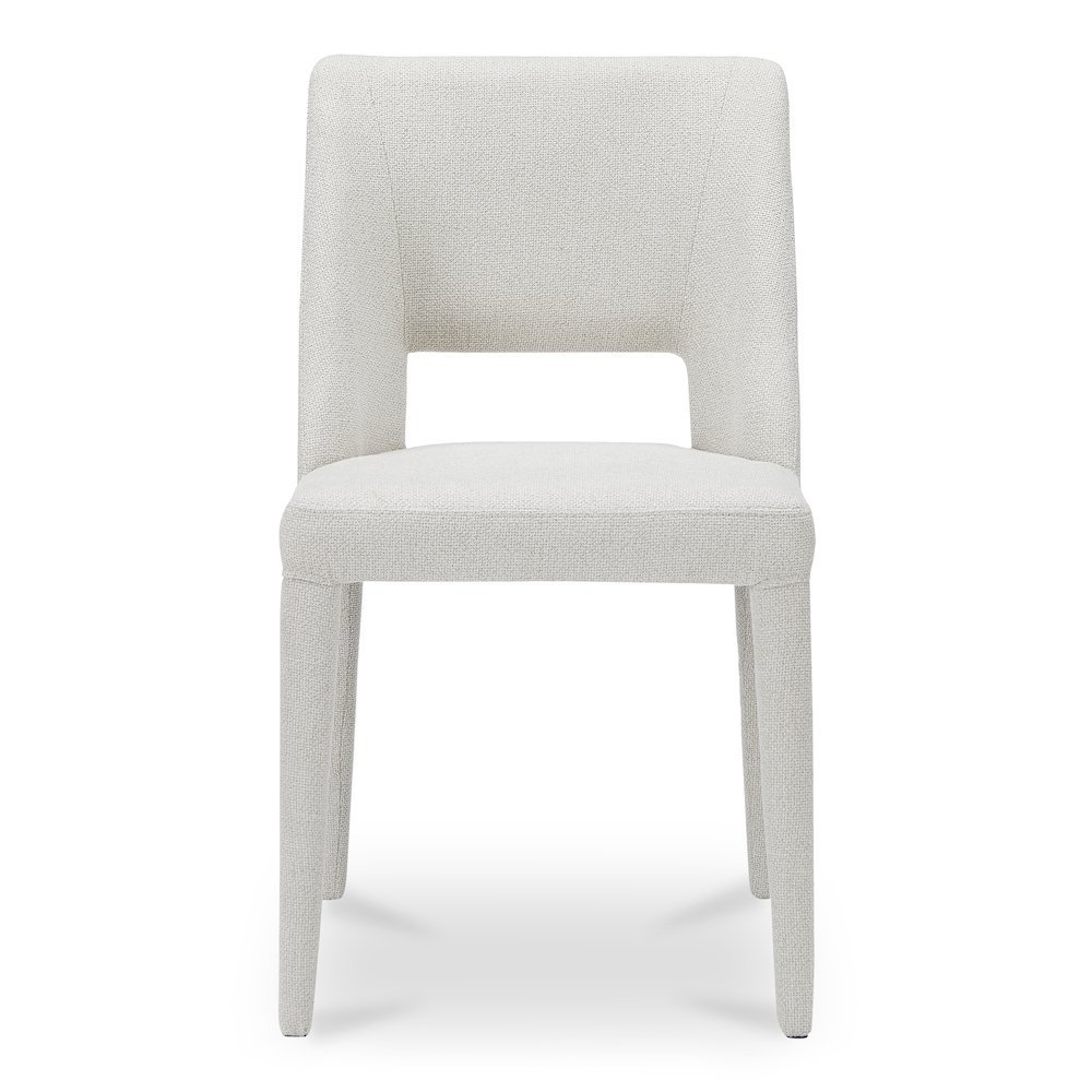 Joyce Dining Chair Beige-Set of Two. Picture 4