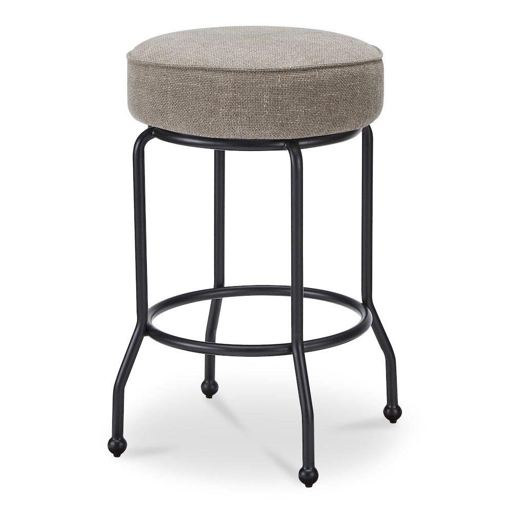 Kelsey Swivel Counter Stool Light Brown. Picture 2