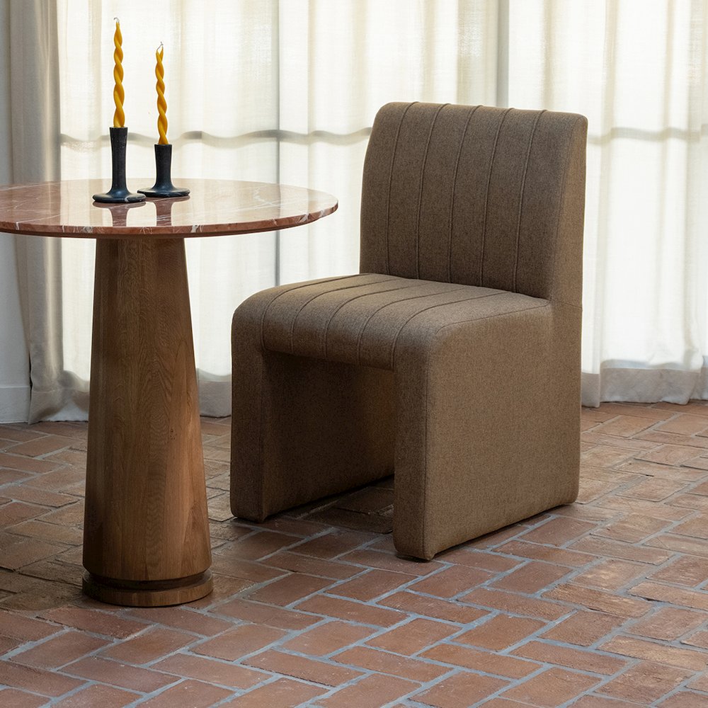 Sally Dining Chair Light Brown. Picture 9