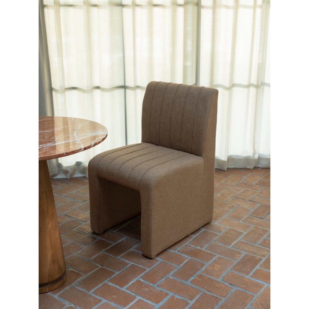Sally Dining Chair Light Brown. Picture 2