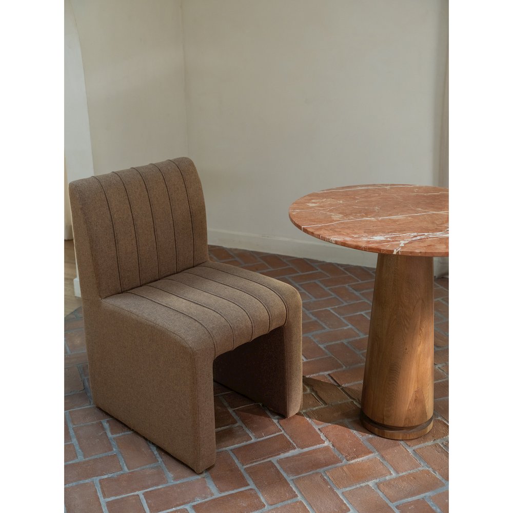 Sally Dining Chair Light Brown. Picture 8