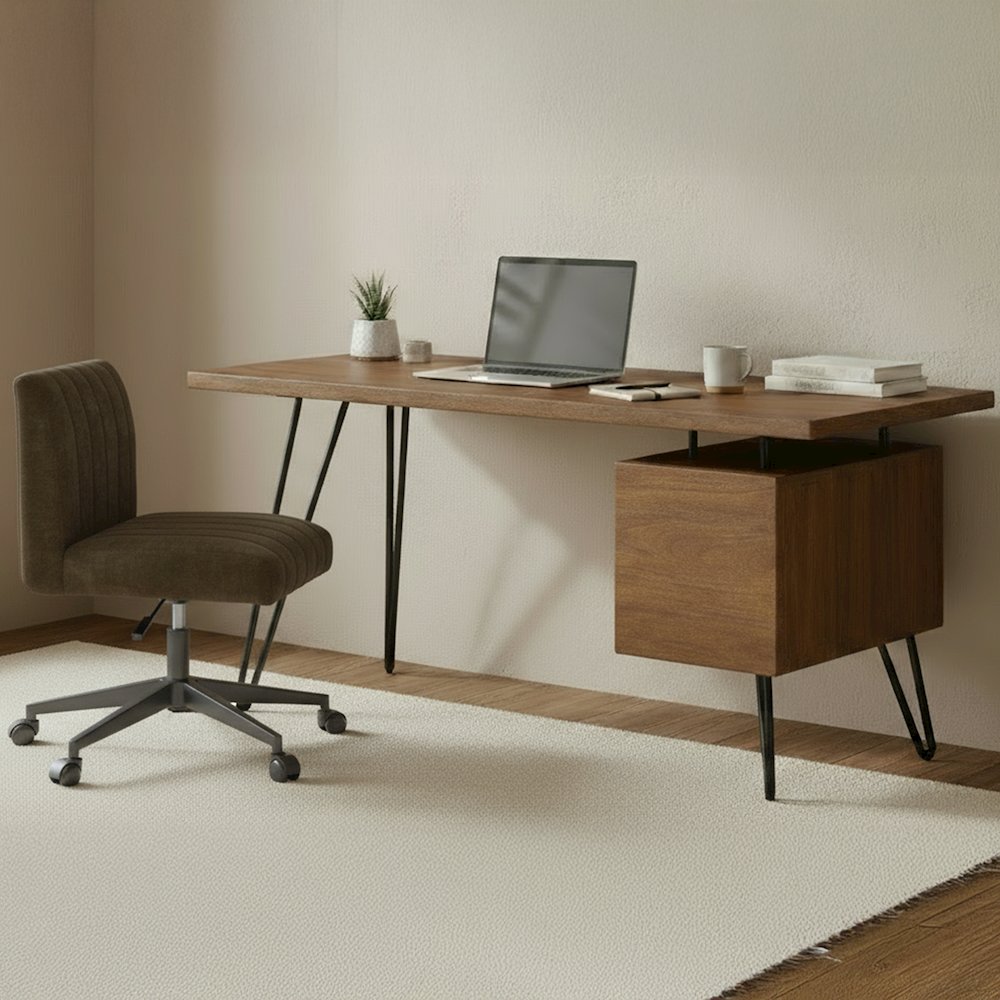 Sally Office Chair Cedar Green. Picture 7
