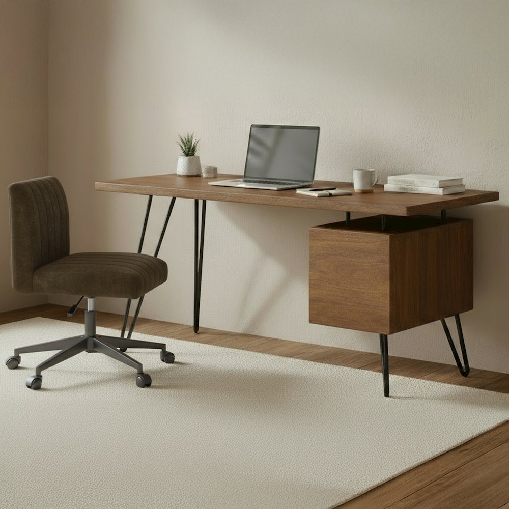 Sally Office Chair Cedar Green. Picture 8