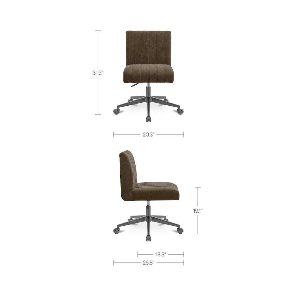 Sally Office Chair Cedar Green. Picture 9