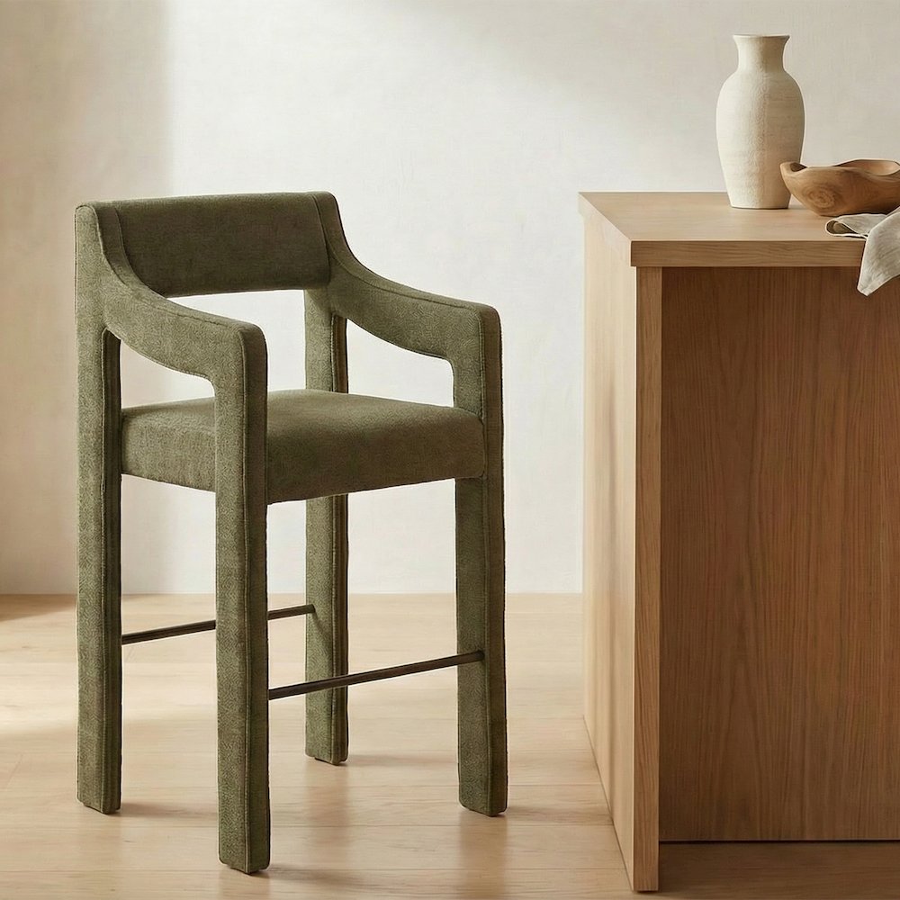 Elise Counter Stool Cedar Green. Picture 2
