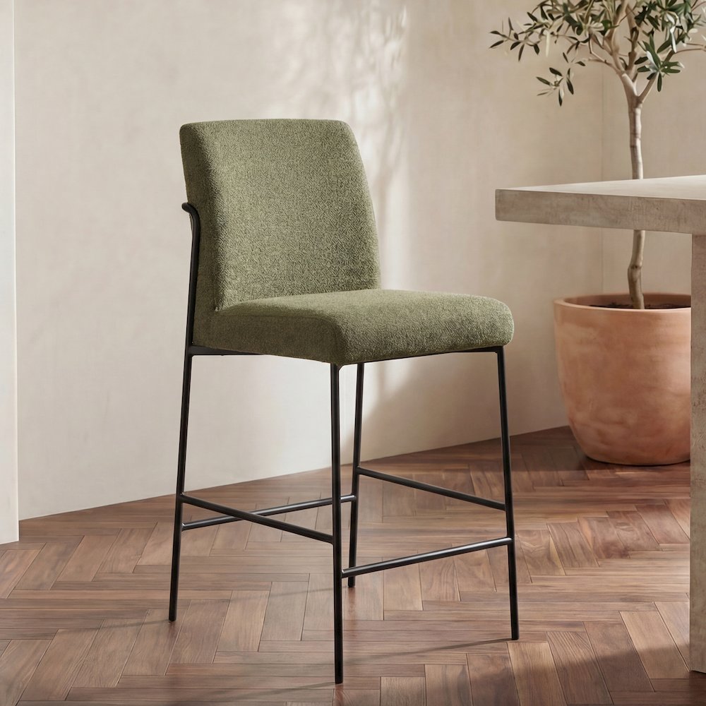Danny Counter Stool Green. Picture 2