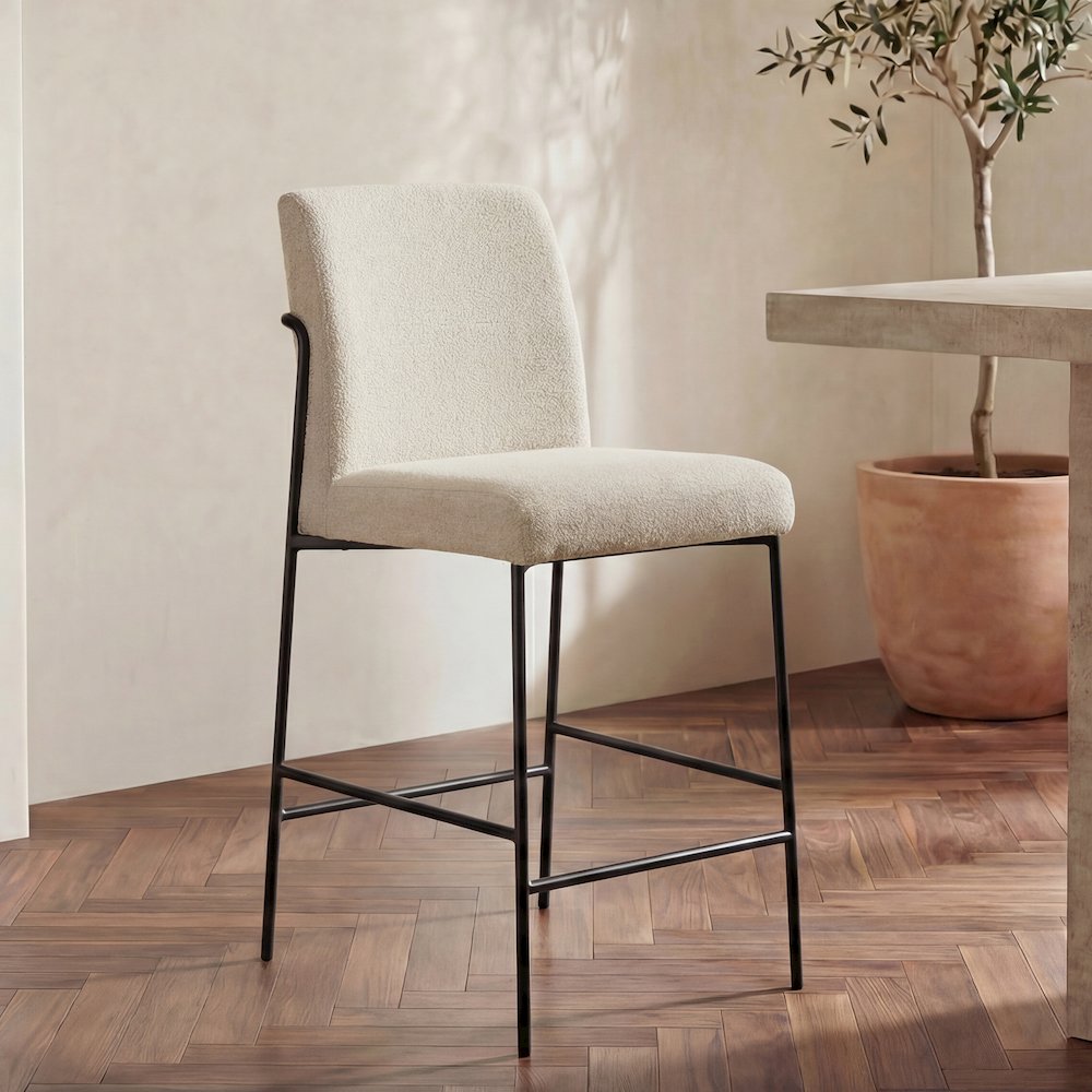Danny Counter Stool Ivory. Picture 2