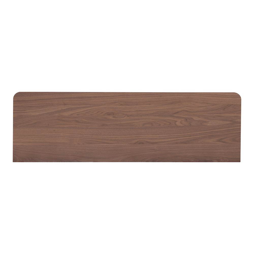 Round Off Dresser Walnut Brown. Picture 6